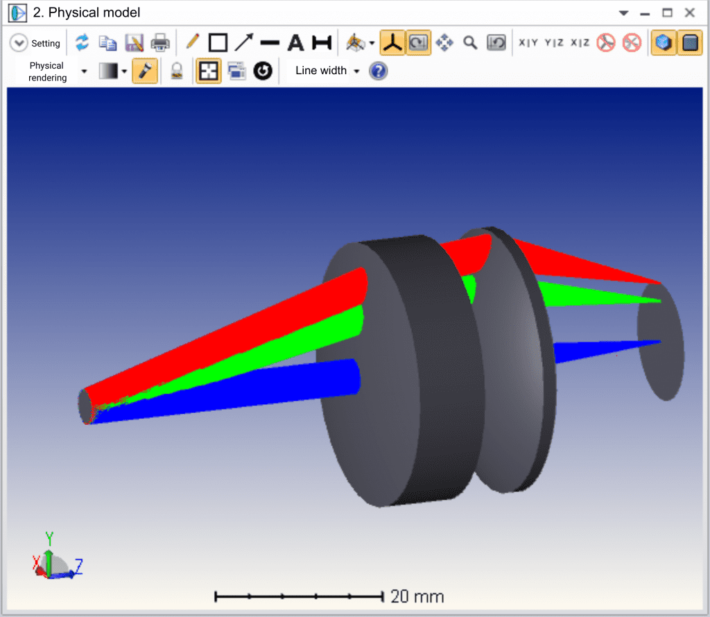 Optical System, virtual images, field of view