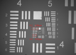 Resolution Imaging Test Results, objectives for gene sequencing, Advanced Microscope Objectives, objectives for biomedicine, semiconductor inspection