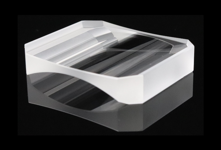 Precision-manufactured large concave cylindrical lenses by Avantier for laser beam shaping.